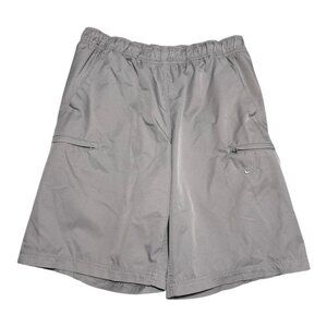 Vintage 2000s Nike Gray Tag Tan Polyester Shorts Men’s Large‎